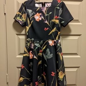 Ted Baker Oriental Floral Skater Dress
